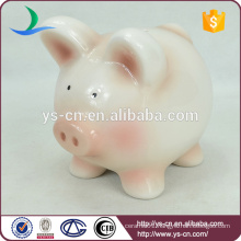 Ceramic coin bank with pig design-New arrival YScb0001-02